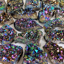 Load image into Gallery viewer, RAINBOW TITANIUM AMETHYST • CLUSTER