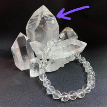 Load image into Gallery viewer, CLEAR QUARTZ • standing POINT LARGE