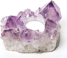 Load image into Gallery viewer, AMETHYST CANDLE HOLDER