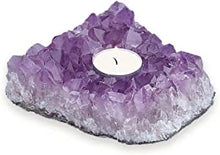 Load image into Gallery viewer, AMETHYST CANDLE HOLDER