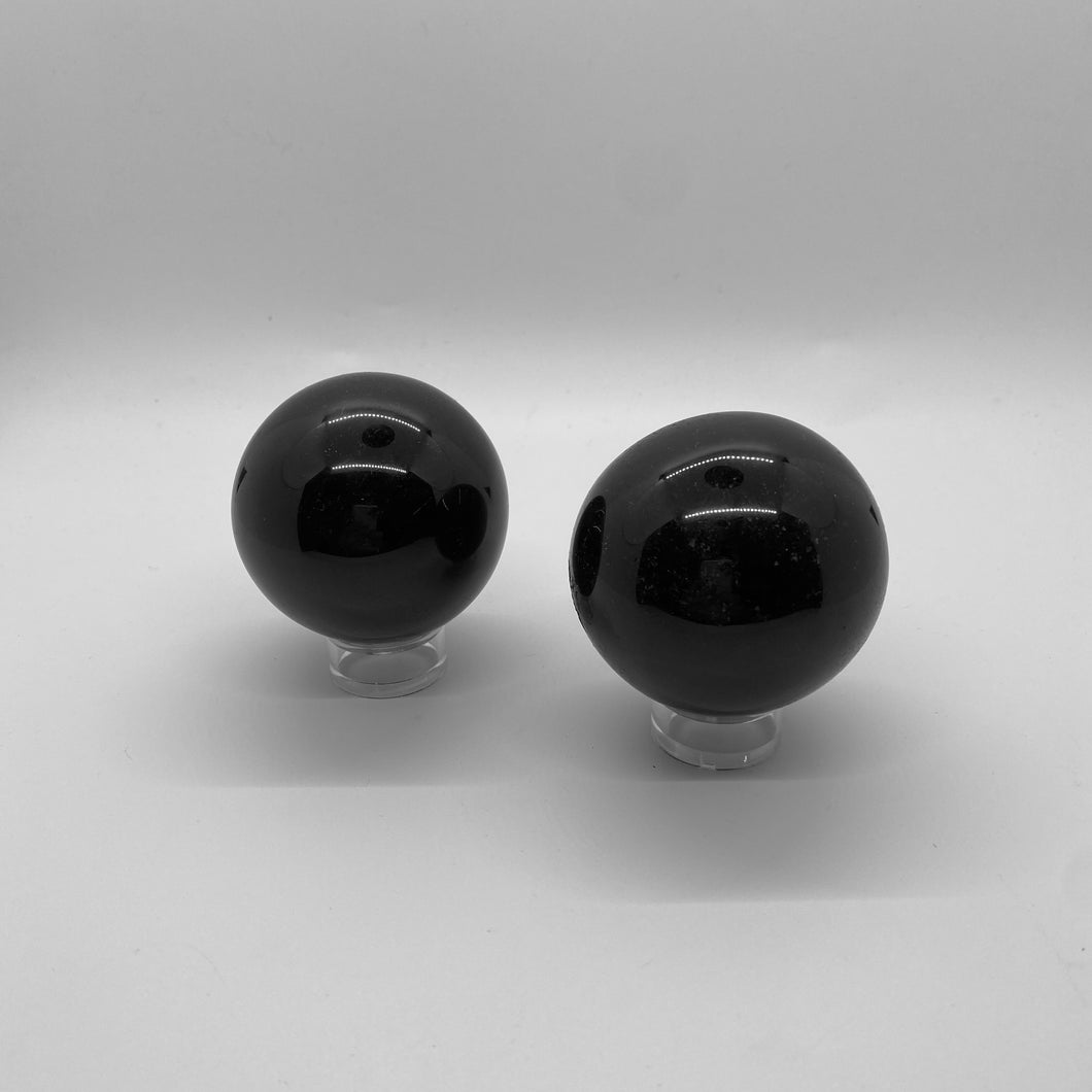 BLACK TOURMALINE • CRYSTAL BALL