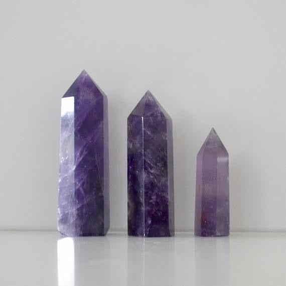 AMETHYST • POLISHED POINT small